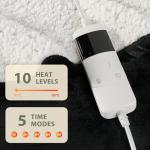 L'AGRATY Electric Heated Blanket with Auto-Off