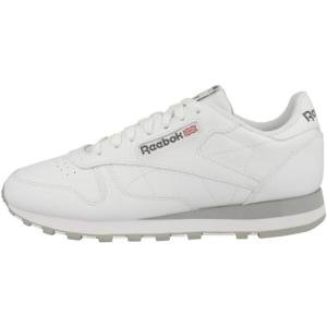 Reebok Men's Classic Leather Sneakers - White/Grey