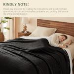 L'AGRATY Electric Heated Blanket with Auto-Off