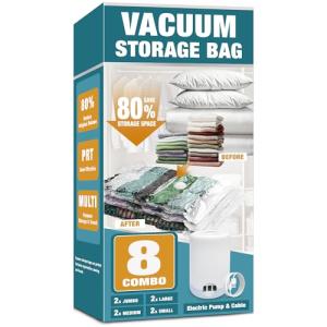 Vacuum Storage Bags for Clothes and Bedding