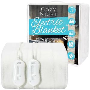 Cozy Dual-Control Electric Blanket with Heat Settings