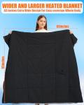 Portable 20,000mAh Heated Blanket - Cordless Throw