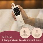 Silky Soft Faux Fur Electric Warming Blanket
