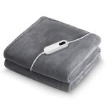 Coriwell Heated Electric Blanket - Quick Warmth, Soft Flannel