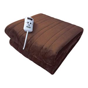 Bauer Luxury Electric Heated Throw Blanket - Brown