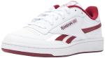 Reebok Club C Revenge Sneakers in White/Burgundy