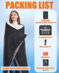 Portable 20,000mAh Heated Blanket - Cordless Throw