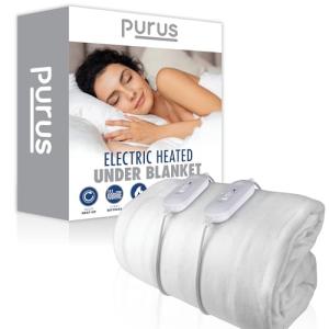 Purus Superking Soft Electric Blanket with Controllers