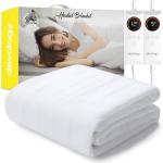 Devology Electric Blanket with Dual Controllers - Fleece