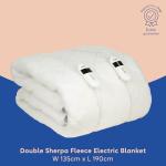 Russell Hobbs Heated Sherpa Fleece Electric Blanket