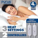 Purus Superking Soft Electric Blanket with Controllers