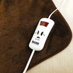 Bauer Luxury Electric Heated Throw Blanket - Brown