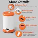 32 Vacuum Storage Bags with Electric Pump