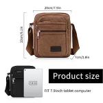 Casual Green Crossbody Bag with Multi Pockets