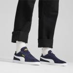 PUMA Unisex Club II Sneakers in Navy Gold