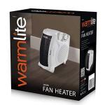 Warmlite 2000W Thermo Fan Heater, 2 Heat Settings