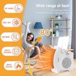 Rainberg 2-in-1 Electric Fan Heater