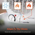 Warmlite 2000W Thermo Fan Heater - 2 Settings
