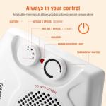 Rainberg 2-in-1 Electric Fan Heater