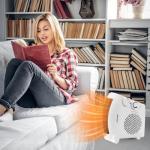 Rainberg 2-in-1 Electric Fan Heater