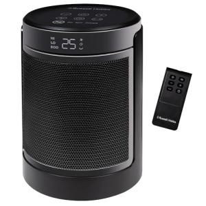 Russell Hobbs 1500W Portable Black & Silver Heater
