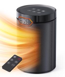 1500W Portable Electric Heater with Remote Control