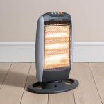 Daewoo 1200W Portable Halogen Heater - 3 Settings