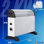 Trendi 2000W Portable Electric Radiator Heater