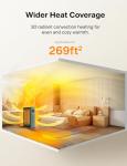 PELONIS Adjustable Electric Radiator Heater with Safety Features