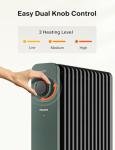 PELONIS Adjustable Electric Radiator Heater with Safety Features