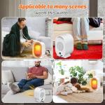Portable 1200W Silent Electric Space Heater