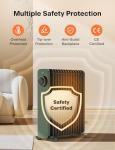 PELONIS Adjustable Electric Radiator Heater with Safety Features