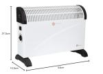 EMtronics 2000W Portable Electric Heater with Adjustable Settings