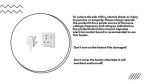 Belaco 1200W Portable Halogen Heater with 3 Settings