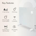 Devola Smart Electric Glass Panel Heater 2000W