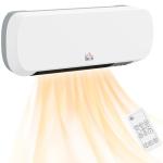2000W Wall-Mounted Electric Heater with Remote