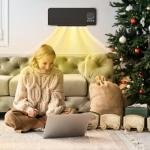 2000W Wall Mounted Ceramic Electric Heater with Remote