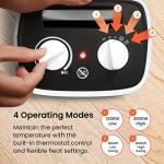 Pro Breeze 2000W Mini Ceramic Heater with 3 Settings