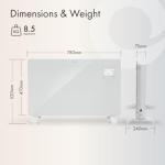 Devola Smart Electric Glass Panel Heater 2000W
