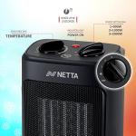 NETTA 2000W Compact Ceramic Fan Heater
