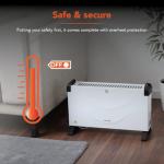 Warmlite 2000W Convection Heater with Thermostat