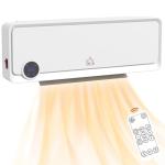 HOMCOM Electric Space Heater with Timer and Remote
