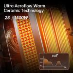 Portable 1500W Cozy Electric Space Heater
