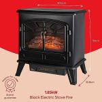 Russell Hobbs 1.85kW Electric Stove Heater Black