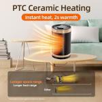 Portable 1500W Cozy Electric Space Heater