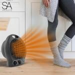 Portable Electric Fan Heater with Overheat Protection