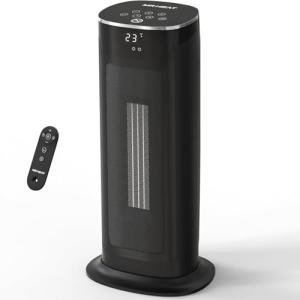 Energy Efficient 17" Electric Space Heater with Remote