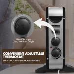 2000W Portable Electric Room Heater with 3 Settings