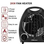 Belaco 2-Setting Electric Fan Heater 1000/2000W