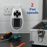 Russell Hobbs 500W Adjustable Ceramic Plug Heater